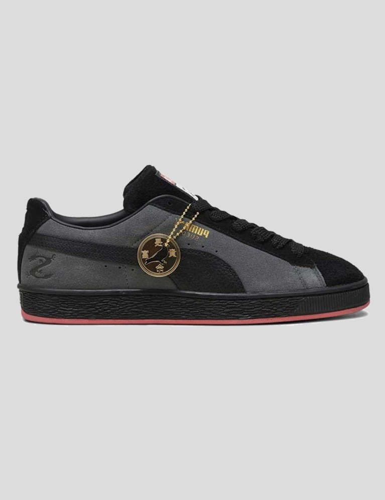 Colaborações PUMA x staple suede black/shadow gray